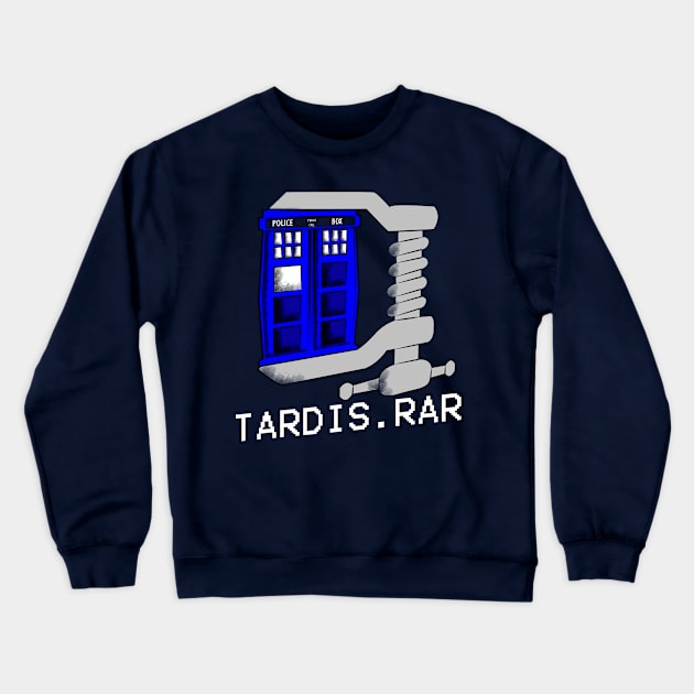 Tardis.rar Crewneck Sweatshirt by Butnyes